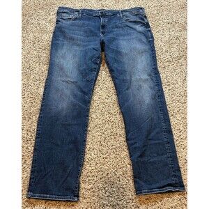 Mavi Matt Relaxed Straight Leg Jeans Men’s 44x32 Dark Blue Denim